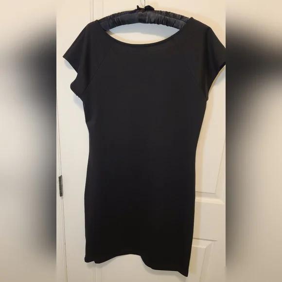 ISCA Black&White Colorblock Wave Graphic Shift Dress Size XL - Picture 5 of 12